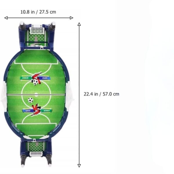 Table Football Game for 2 Players, Interactive Foosball Playset, Soccer Board Game Party Favors, Gift for  Kids