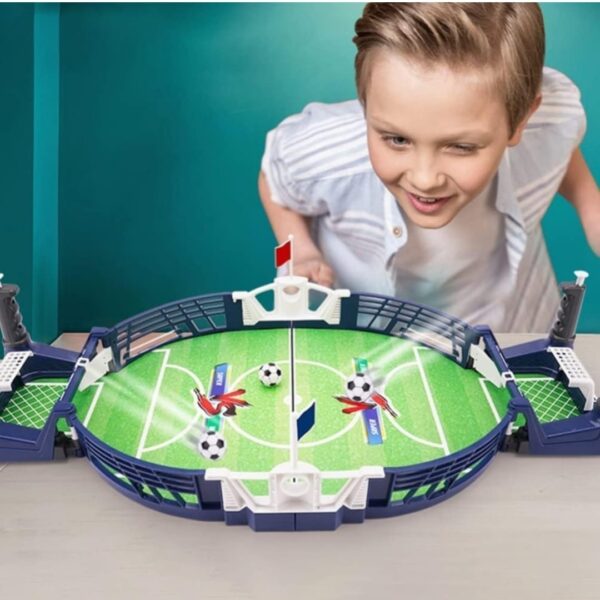 Table Football Game for 2 Players, Interactive Foosball Playset, Soccer Board Game Party Favors, Gift for  Kids