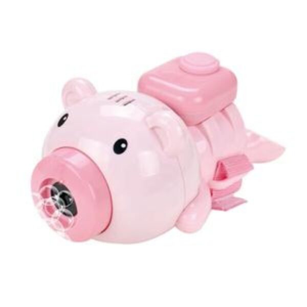 Pig Bubble Watch Toys for Kids, Toddler with Music and Lights, Birthday Gift for Girls Boys Age 3+ Pink