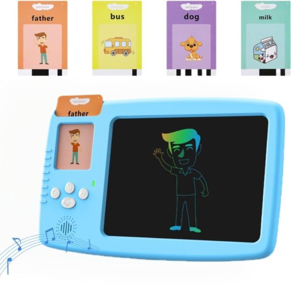 LCD Tablet + English Speaking Educational Cards