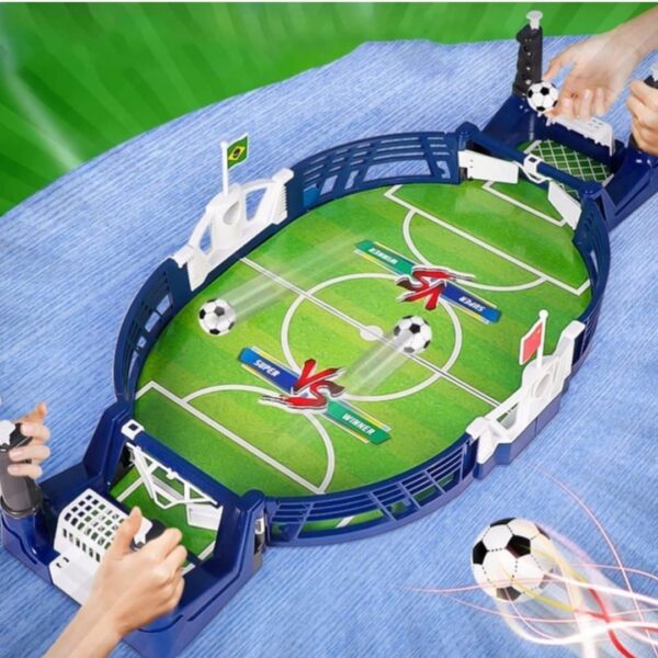 Table Football Game for 2 Players, Interactive Foosball Playset, Soccer Board Game Party Favors, Gift for  Kids